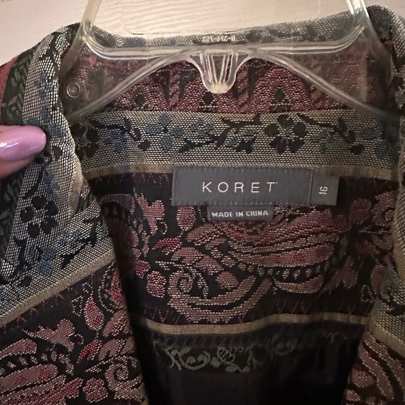 Koret Multicolor Patterned Blazer - Picture 3 of 6
